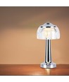 LED bordlampe - 1800mAh batteri, 13.5x26.5cm, 3i1, krom hus