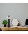 LED Bordlampe - 1800mAh Batteri, Ø150x300, 3000K, Sort Hus