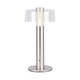LED Bordlampe - 1800mAh Batteri Ø150x300, 3000K, Champagne Guld