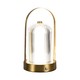 LED bordlampe - 1800mAh batteri, Ø120x190, 3-i-1, fransk guld hus