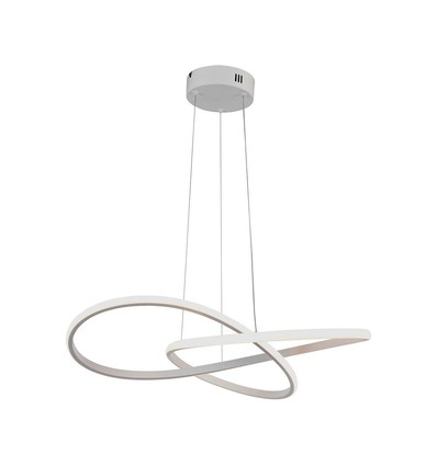 20W LED pendel, Ø50cm - 127lm/W, hvid, cirkulær, 3000K, inkl. lyskilde