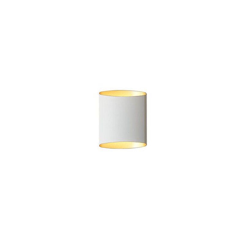 SINNE LED Væglampe 8W Dæmpbar i Hvid/Messing – Belid