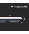 120cm 36W vandtæt komplet LED armatur - 120lm/W, IP65, 120° spredning