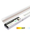 LED Troldtekt Skinne 90 cm, CCT - 27W, Akustilight, Planforsænket, 24V