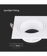 Spotlamper - Jern+PC, Hvid+Hvid
