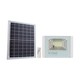 60W LED solcelle projektør - 1650lm, IP65, inkl. solcellepanel og fjernbetjening, udendørs