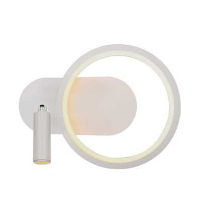14W LED væglampe - 3000K, hvid