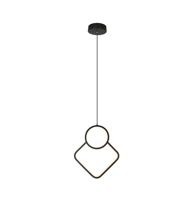 12W hængelampe - 280x1800mm, 4000K, Sort, LED, Metal, Hus