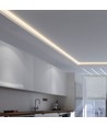 5m 10W/m COB-LED strip - 24V, 280 LED pr. meter, IP20, 8mm bredde, kold hvid