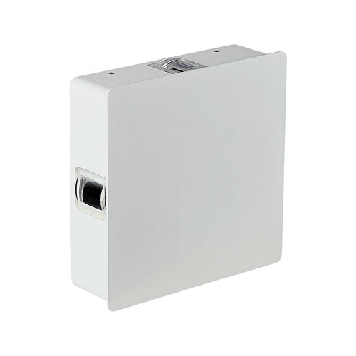 4W Væglampe - LED, 4000K, IP65, Hvid, Kvadrat