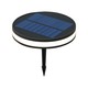 2W Solcelle LED spot med spyd - IP54, 3000K, sort, 1.8W solpanel, inkl. batteri
