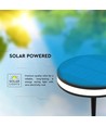 2W Solcelle LED spot med spyd - IP54, 3000K, sort, 1.8W solpanel, inkl. batteri