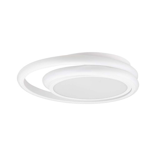 38W LED Lys - designer, 4000K, hvid, dobbelt, rund