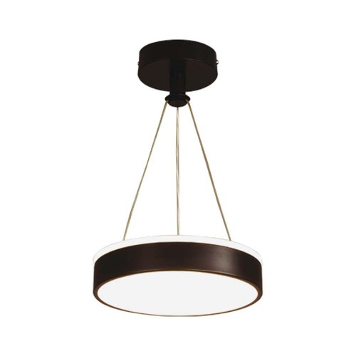 LED Designer Hængelampe 12W - 4000K, Sort