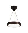 12W designer pendel - Ø24cm, 1280lm, sort, 4000K, IP20 indendørs