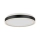 18W LED Lys - Designer, 4000K, Sort, Rund