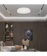 24W LED designer loftslampe - Ø40cm, 2500lm, 4000K, hvid, rund