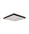 18W LED designer loftlampe, kvadratisk - Sort, 1490lm, 35x35cm, 4000K, IP20 indendørs