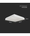 18W LED Designer Lys - 4000K, Hvid, Firkantet