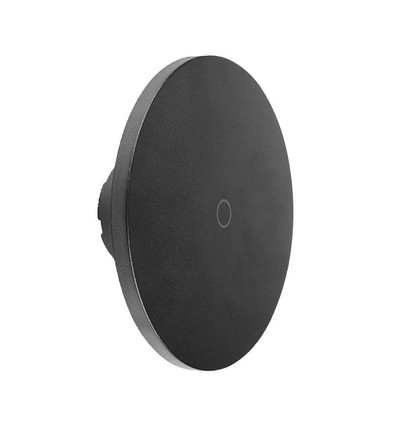 12W LED Væglampe - 3i1 Sort Hus, Dæmpbar