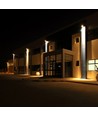 10W LED projektør, hvid - Samsung LED chip, IP65, ultra-tyndt design, 3000K, udendørs
