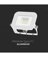10W LED projektør, hvid - Samsung LED chip, IP65, ultra-tyndt design, 3000K, udendørs