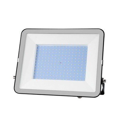 200W LED projektør, Samsung LED chip - 185lm/W, IP65, 6500K, sort, 5 års garanti