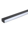 40W Dæmpbar LED nedhængt loftarmatur - 120cm, UGR 19