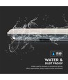 120cm 36W vandtæt komplet LED armatur med sensor - 120lm/W, IP65, 6500K, kold hvid