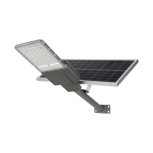 20W LED solcelle gadelampe - 2500lm, IP65, 6500K, inkl. solpanel