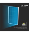 30W Solcelle LED gadelampe - Bridgelux chip, 3000lm, IP65, inkl. solpanel og sensor
