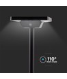2W LED solcelle havespot med spyd - IP65, 3-i-1 CCT, sort, bevægelsessensor, aluminiumsfod