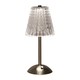 3W LED Bordlampe - 3i1, Nikkel, sand