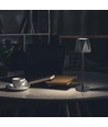 1,5W genopladelig LED bordlampe, sort - 150lm, 3-i-1 CCT, touch dæmpbar, 5V, inkl. batteri