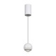 5W LED pendel, hvid - Klokkeformet, 500lm, 3000K, 60 grader, IP20