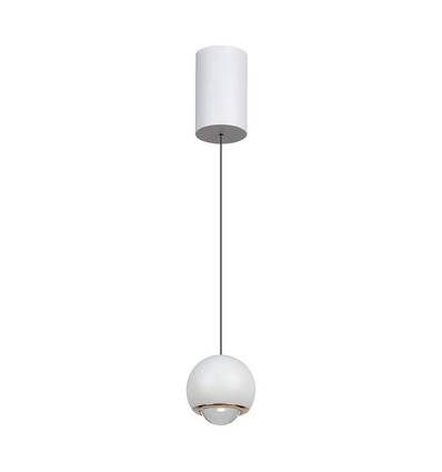 5W LED pendel, hvid - Klokkeformet, 500lm, 3000K, 60 grader, IP20