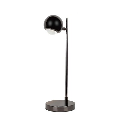 6W LED bordlampe i sort metal - 500lm, 3000K, IP20 indendørs, højde 44,5cm