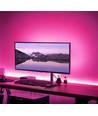 1m USB RGB LED strip til TV og PC - Inkl. controller og fjernbetjening, 60 LED pr. meter
