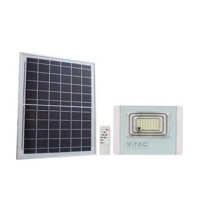40W LED solcelle projektør - IP65, med solcellepanel og fjernbetjening, udendørs
