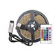 1 m. USB RGB LED strip til TV og PC - Inkl. controller og fjernbetjening, 60 LED pr. meter