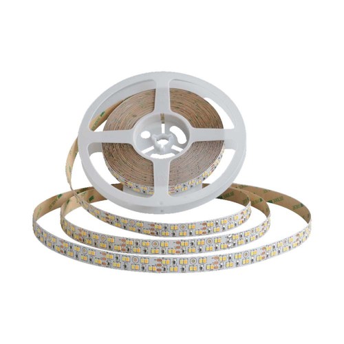 240 LED Strip Light 21W - 3in1, IP20, 24V, 15mm, Hvid, Dobbelt Printplade, 5m/Rulle