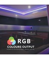 5m 12W/m RGB LED strip - 24V, 120 LED pr. meter, IP20, 8mm bredde