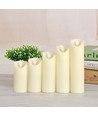 Kertepære - Lampe, Bordtop, 53x175mm, AA Batteri
