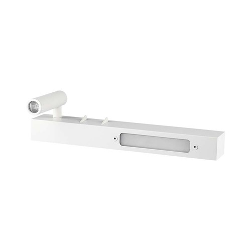 3W+6W LED natlampe - væglampe, 3000K, hvid