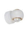 10W LED væglampe med op/ned lys - Hvid, 3000K, 13,5x10 cm, IP44, inkl. lyskilde