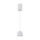 8,5W LED pendel, Ø10cm - Lysegrå, 850lm, touch on/off, justerbar wire, inkl. lyskilde