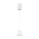 8,5W LED pendel - Ø10cm, hvid, touch on/off, 3000K, inkl. lyskilde