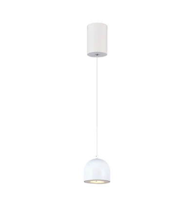 LED Hængelampe - Ø100, Justerbar Wire, Berøringslys Tænd/Sluk, 3000K, Hvid Hus
