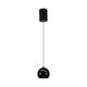 8,5W LED pendel - Ø18cm, sort, touch on/off, 3000K, inkl. lyskilde