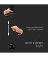 8,5W LED pendel - Ø18cm, sort, touch on/off, 3000K, inkl. lyskilde